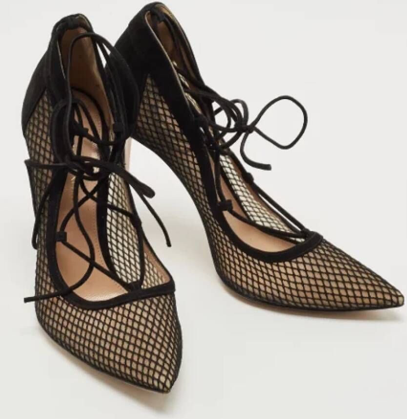 Gianvito Rossi Pre-owned Mesh heels Black Dames