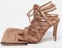 Gianvito Rossi Pre-owned Mesh sandals Brown Dames - Thumbnail 9