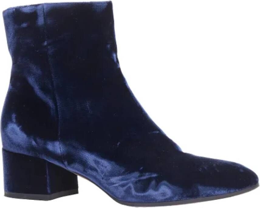 Gianvito Rossi Pre-owned Plastic boots Blue Dames