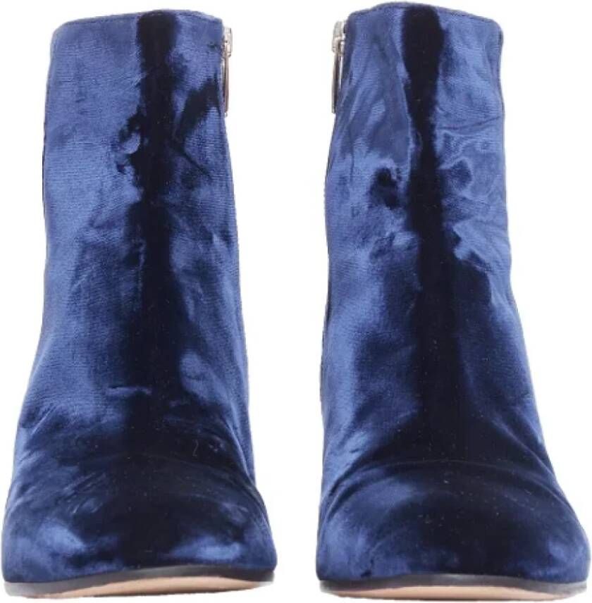 Gianvito Rossi Pre-owned Plastic boots Blue Dames