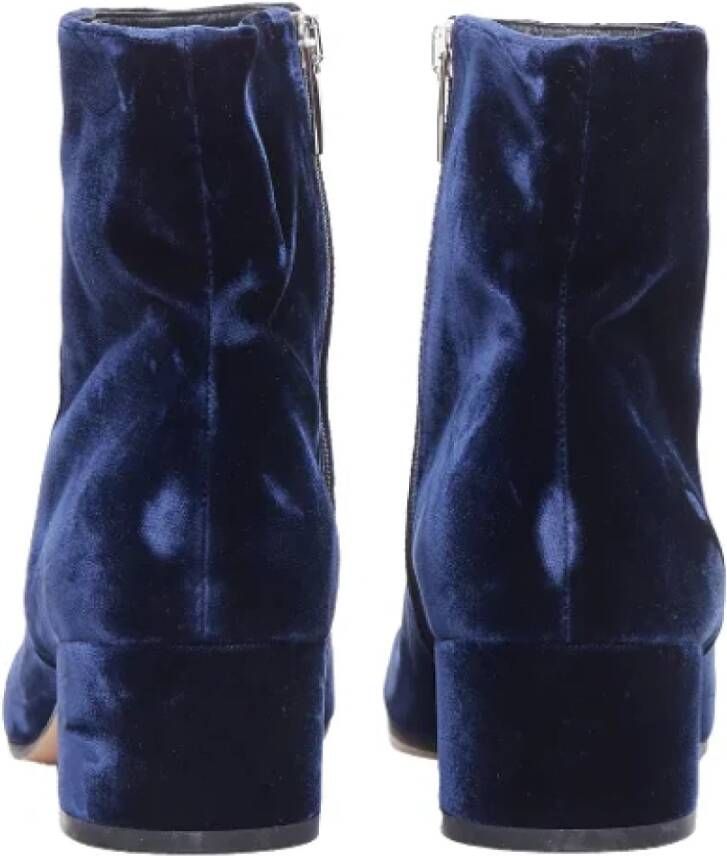 Gianvito Rossi Pre-owned Plastic boots Blue Dames