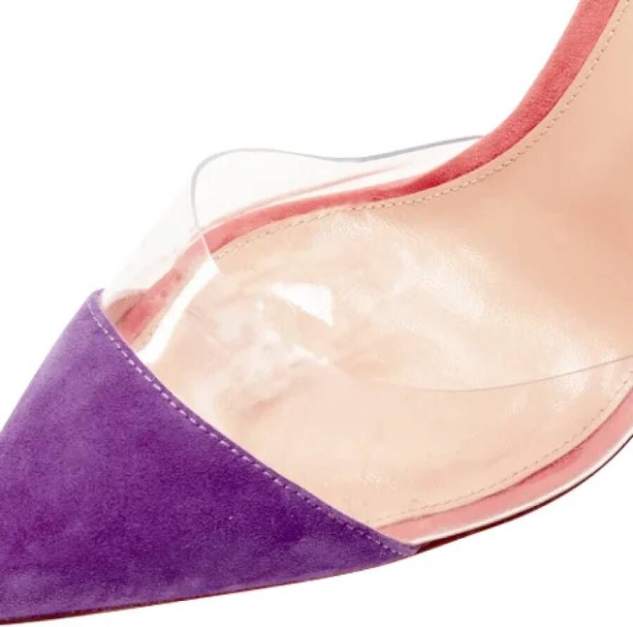 Gianvito Rossi Pre-owned Plastic heels Purple Dames