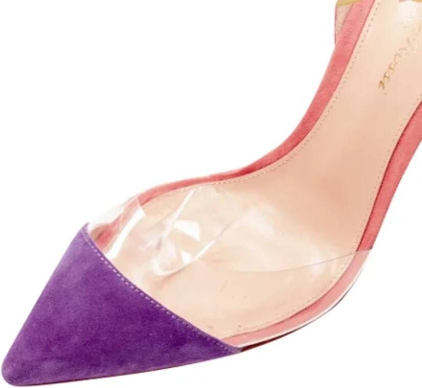 Gianvito Rossi Pre-owned Plastic heels Purple Dames