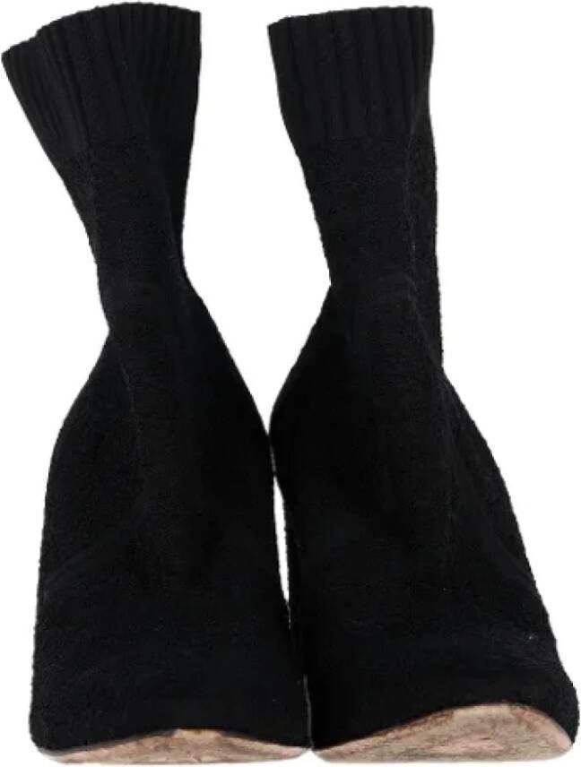 Gianvito Rossi Pre-owned Polyester boots Black Dames