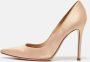 Gianvito Rossi Pre-owned Satin heels Beige Dames - Thumbnail 2