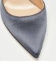 Gianvito Rossi Pre-owned Satin heels Blue Dames - Thumbnail 7