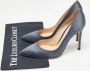 Gianvito Rossi Pre-owned Satin heels Blue Dames - Thumbnail 9