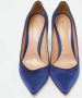 Gianvito Rossi Pre-owned Satin heels Blue Dames - Thumbnail 3