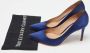 Gianvito Rossi Pre-owned Satin heels Blue Dames - Thumbnail 9