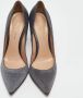 Gianvito Rossi Pre-owned Satin heels Gray Dames - Thumbnail 3