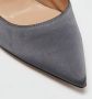 Gianvito Rossi Pre-owned Satin heels Gray Dames - Thumbnail 7