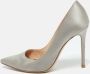 Gianvito Rossi Pre-owned Satin heels Gray Dames - Thumbnail 2