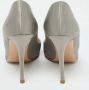 Gianvito Rossi Pre-owned Satin heels Gray Dames - Thumbnail 5