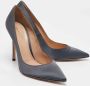 Gianvito Rossi Pre-owned Satin heels Gray Dames - Thumbnail 2