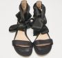 Gianvito Rossi Pre-owned Satin sandals Black Dames - Thumbnail 3