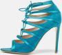 Gianvito Rossi Pre-owned Satin sandals Green Dames - Thumbnail 2