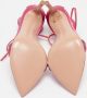 Gianvito Rossi Pre-owned Satin sandals Pink Dames - Thumbnail 6