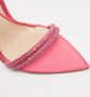 Gianvito Rossi Pre-owned Satin sandals Pink Dames - Thumbnail 7