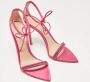 Gianvito Rossi Pre-owned Satin sandals Pink Dames - Thumbnail 4