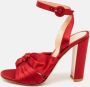 Gianvito Rossi Pre-owned Satin sandals Red Dames - Thumbnail 2