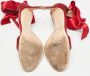 Gianvito Rossi Pre-owned Satin sandals Red Dames - Thumbnail 6