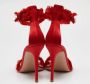 Gianvito Rossi Pre-owned Satin sandals Red Dames - Thumbnail 3