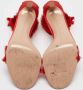 Gianvito Rossi Pre-owned Satin sandals Red Dames - Thumbnail 4