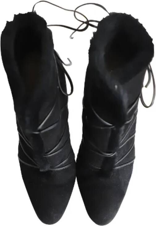 Gianvito Rossi Pre-owned Suede boots Black Dames