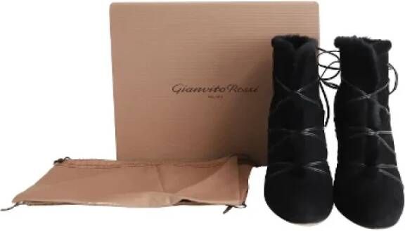 Gianvito Rossi Pre-owned Suede boots Black Dames