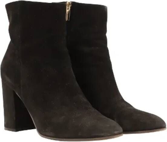 Gianvito Rossi Pre-owned Suede boots Black Dames