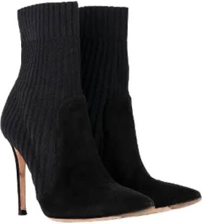 Gianvito Rossi Pre-owned Suede boots Black Dames