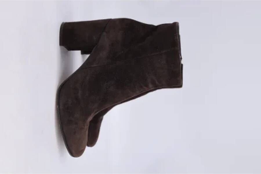 Gianvito Rossi Pre-owned Suede boots Brown Dames