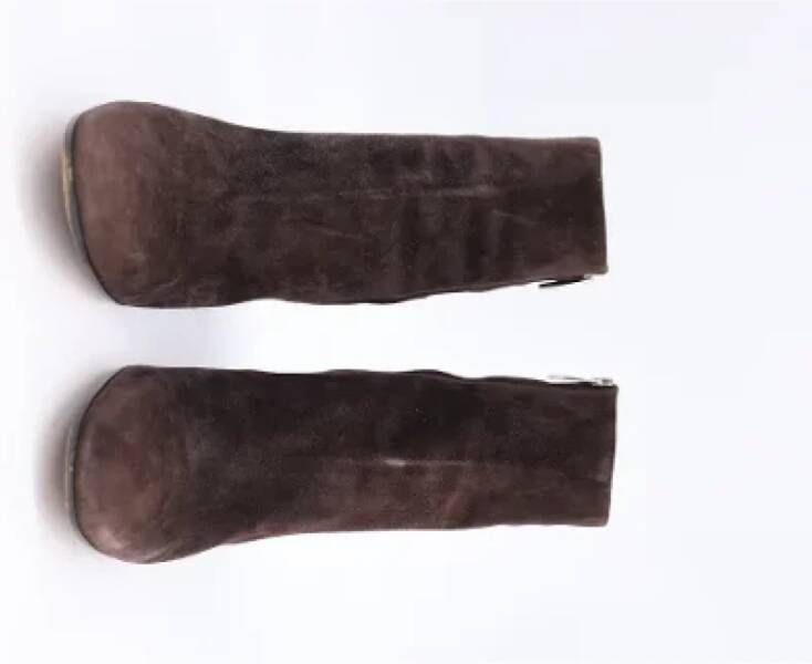 Gianvito Rossi Pre-owned Suede boots Brown Dames