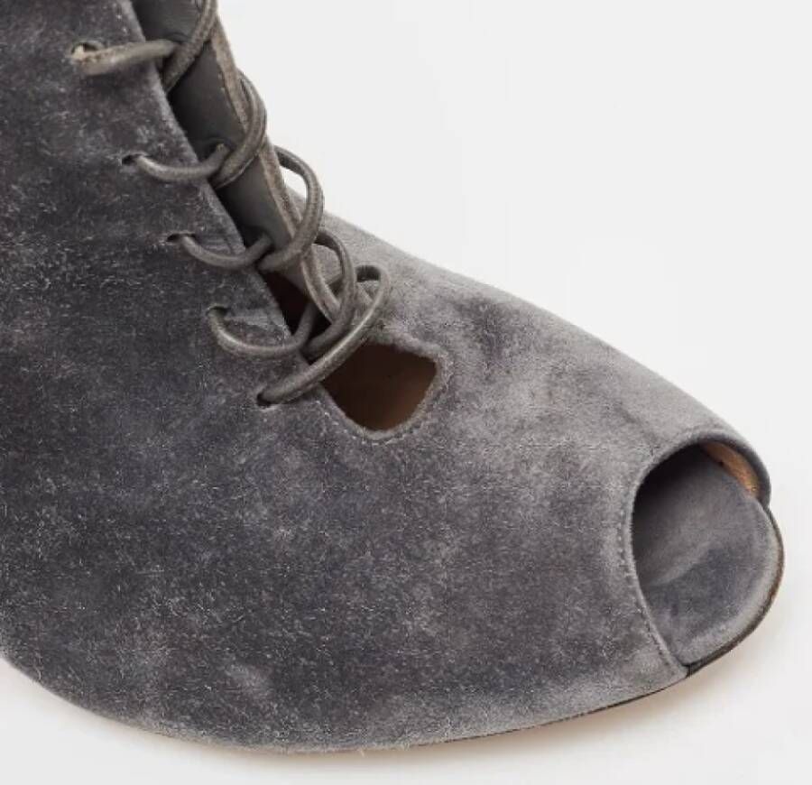 Gianvito Rossi Pre-owned Suede boots Gray Dames