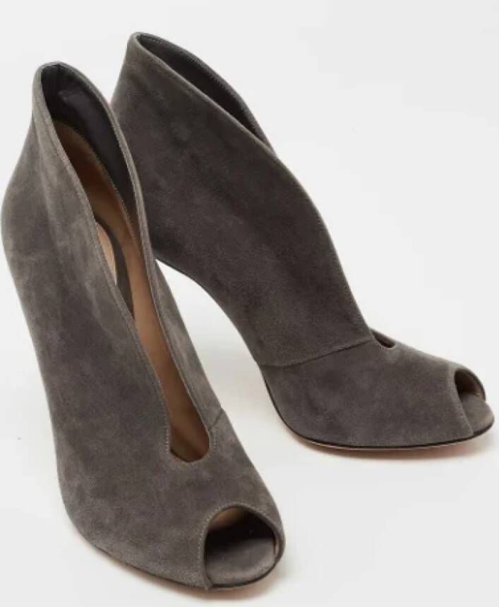 Gianvito Rossi Pre-owned Suede boots Gray Dames