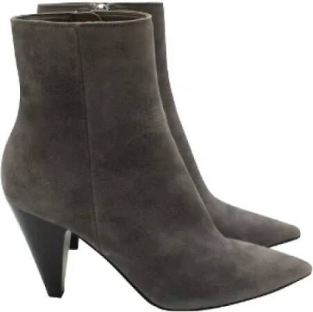 Gianvito Rossi Pre-owned Suede boots Gray Dames