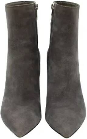 Gianvito Rossi Pre-owned Suede boots Gray Dames