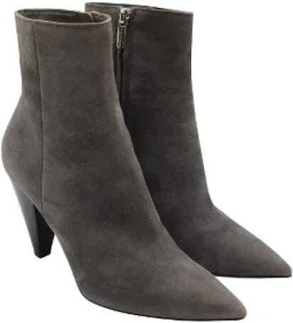 Gianvito Rossi Pre-owned Suede boots Gray Dames