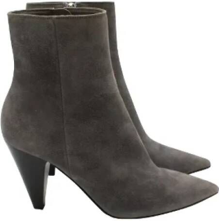 Gianvito Rossi Pre-owned Suede boots Gray Dames