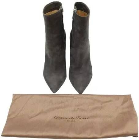 Gianvito Rossi Pre-owned Suede boots Gray Dames