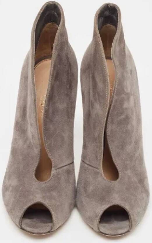 Gianvito Rossi Pre-owned Suede boots Gray Dames