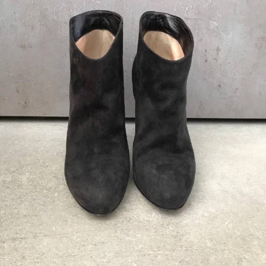 Gianvito Rossi Pre-owned Suede boots Gray Dames