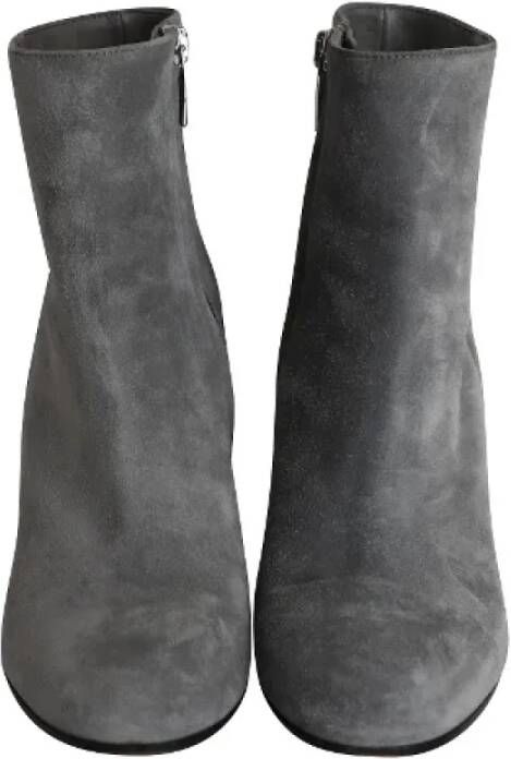 Gianvito Rossi Pre-owned Suede boots Gray Dames