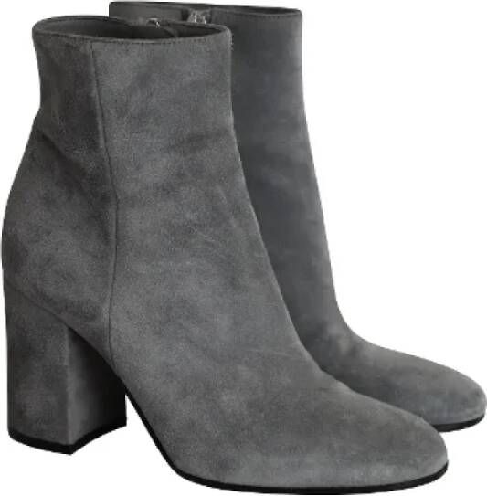 Gianvito Rossi Pre-owned Suede boots Gray Dames