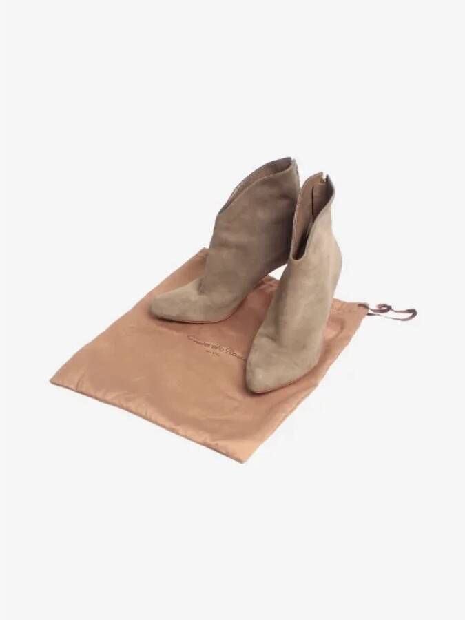 Gianvito Rossi Pre-owned Suede boots Gray Dames