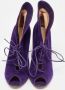 Gianvito Rossi Pre-owned Suede boots Purple Dames - Thumbnail 2