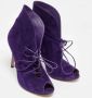 Gianvito Rossi Pre-owned Suede boots Purple Dames - Thumbnail 3