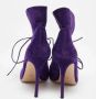 Gianvito Rossi Pre-owned Suede boots Purple Dames - Thumbnail 4