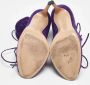 Gianvito Rossi Pre-owned Suede boots Purple Dames - Thumbnail 5