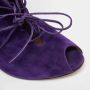 Gianvito Rossi Pre-owned Suede boots Purple Dames - Thumbnail 6